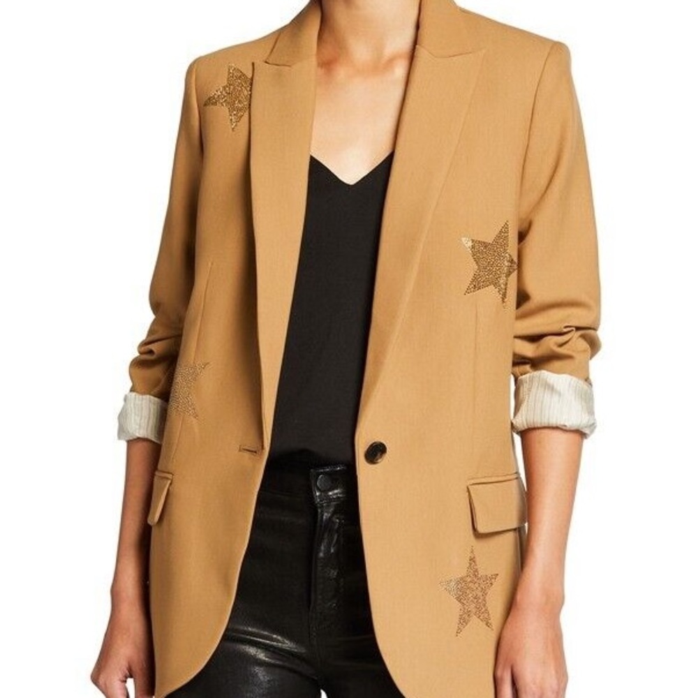 Zadig and Voltaire Viva Etoiles Strauss Blazer size 42